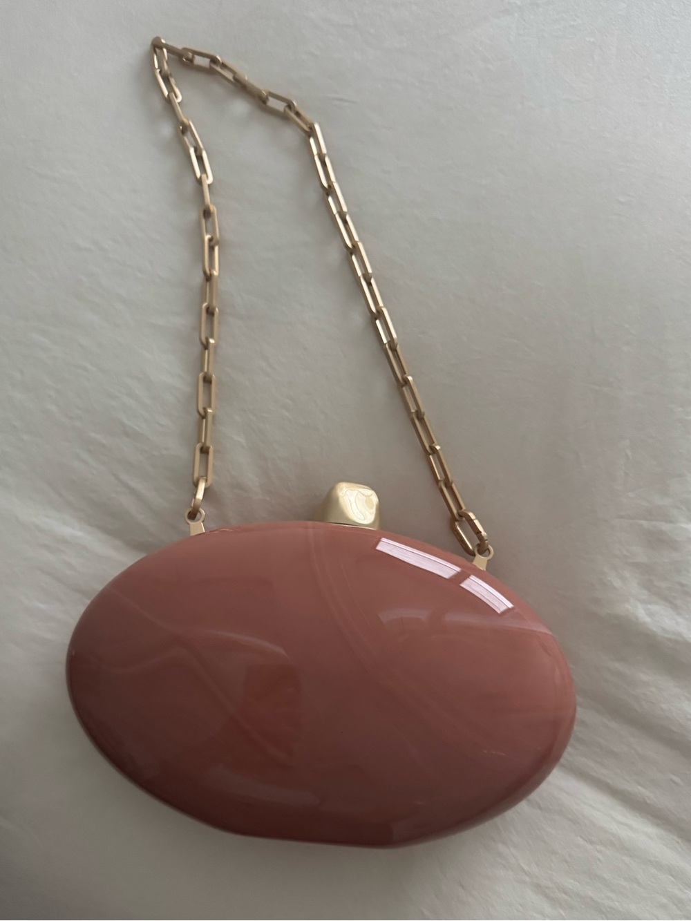 Cult Gaia Eviana Clutch Corallo.